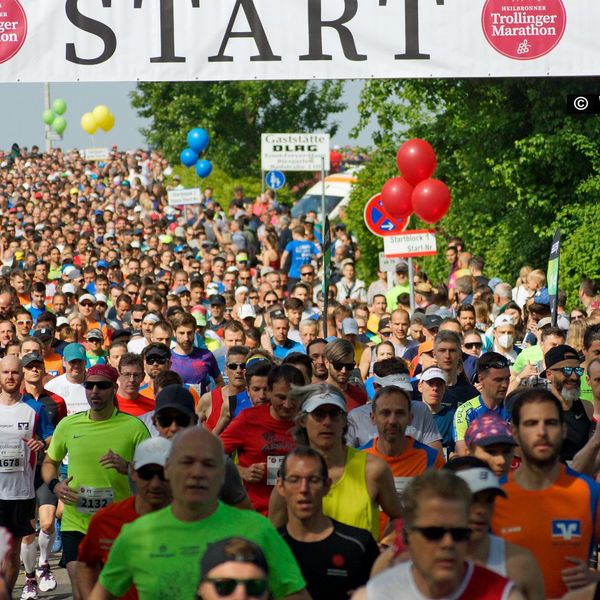 Trollinger Marathon Heilbronn am 8. Mai 2022