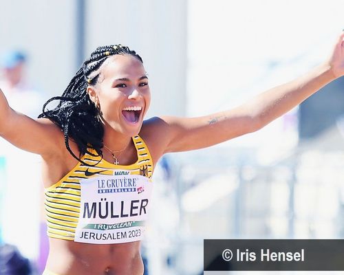 U20-EM Tag 4 | Laura Raquel Müller überrascht mit Bronze im Weitsprung