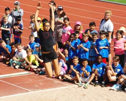 Weite Sätze bei „Kinderleicht-Athletik VOR ORT 2017“ in Tübingen und Stuttgart
